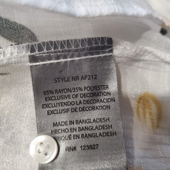 Alex & Parker | 3/4 Length Sleeve Tie Up Blouse - Picture 6 of 6